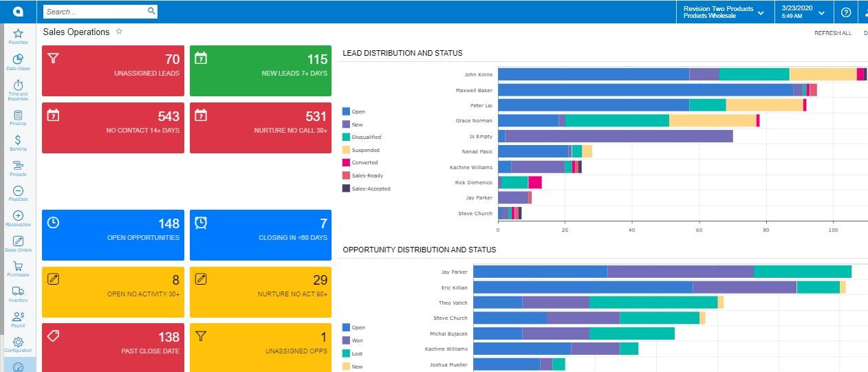 Acumatica ERP software